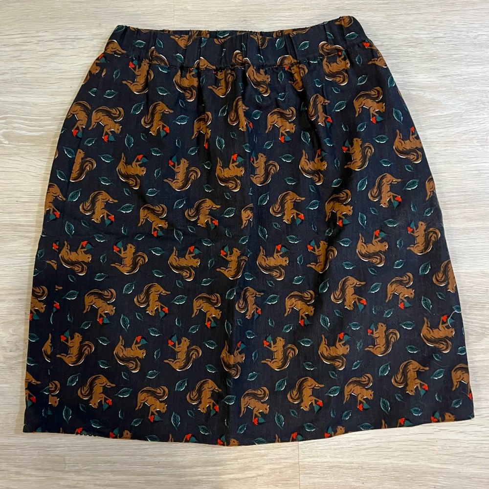 EUC Boden Squirrel Skirt, Size 4L